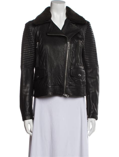 Burberry Brit Lambskin Biker Jacket 